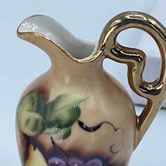 Vintage Lefton porcelain flower and fruit miniature pictures. - Picture 3 of 11